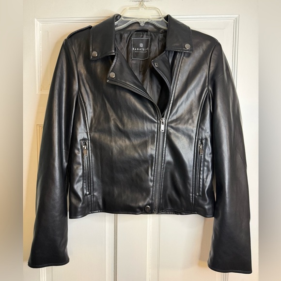 bagatelle Jackets & Blazers - Bagatelle Faux Leather Biker Jacket